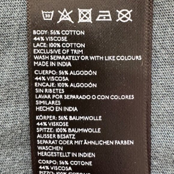 NWT Urban Outfitters Melody Embroidered Lace-Up Cami Size M - Picture 8 of 10